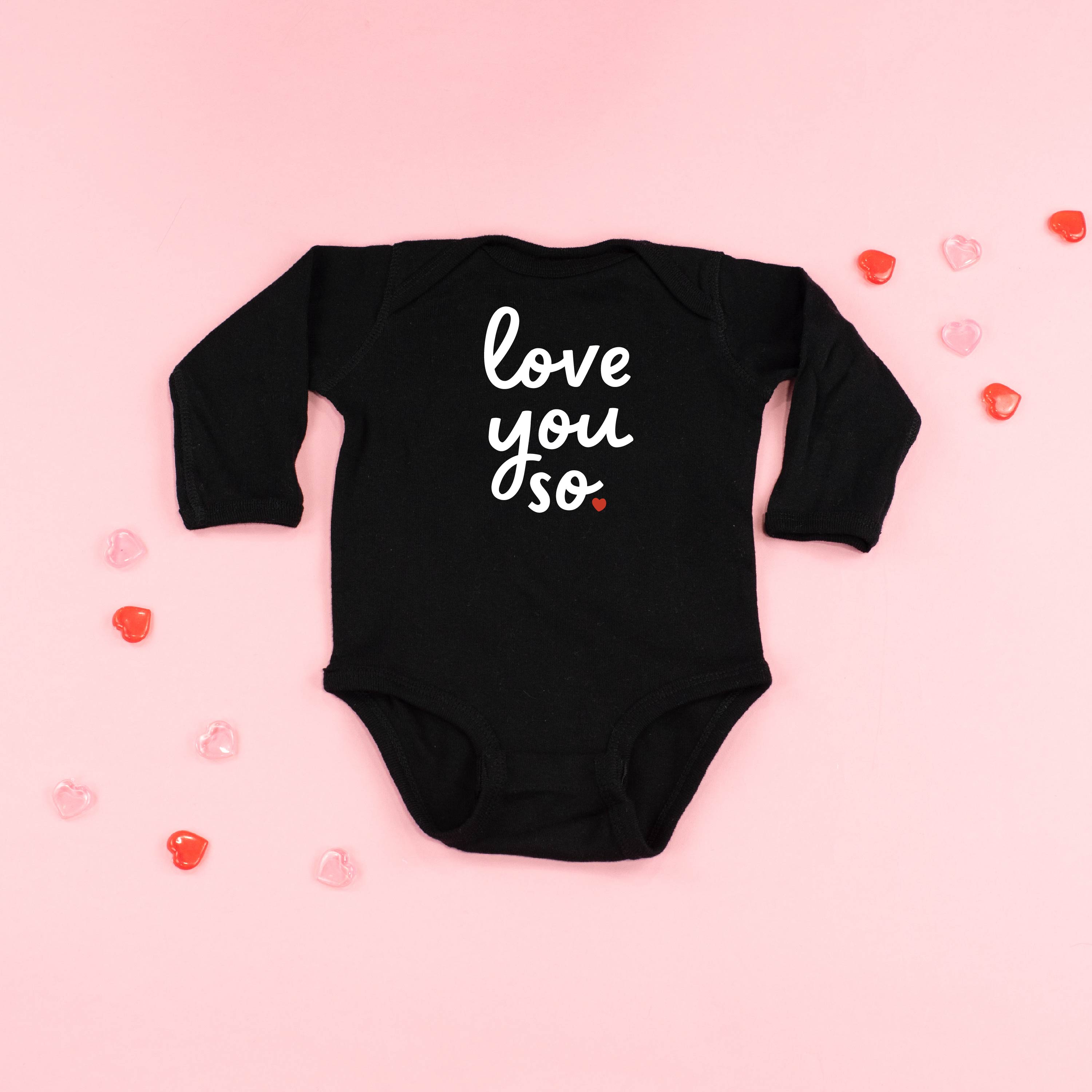 Love You So - Child Long Sleeve Tee Little Mama Shirt Shop