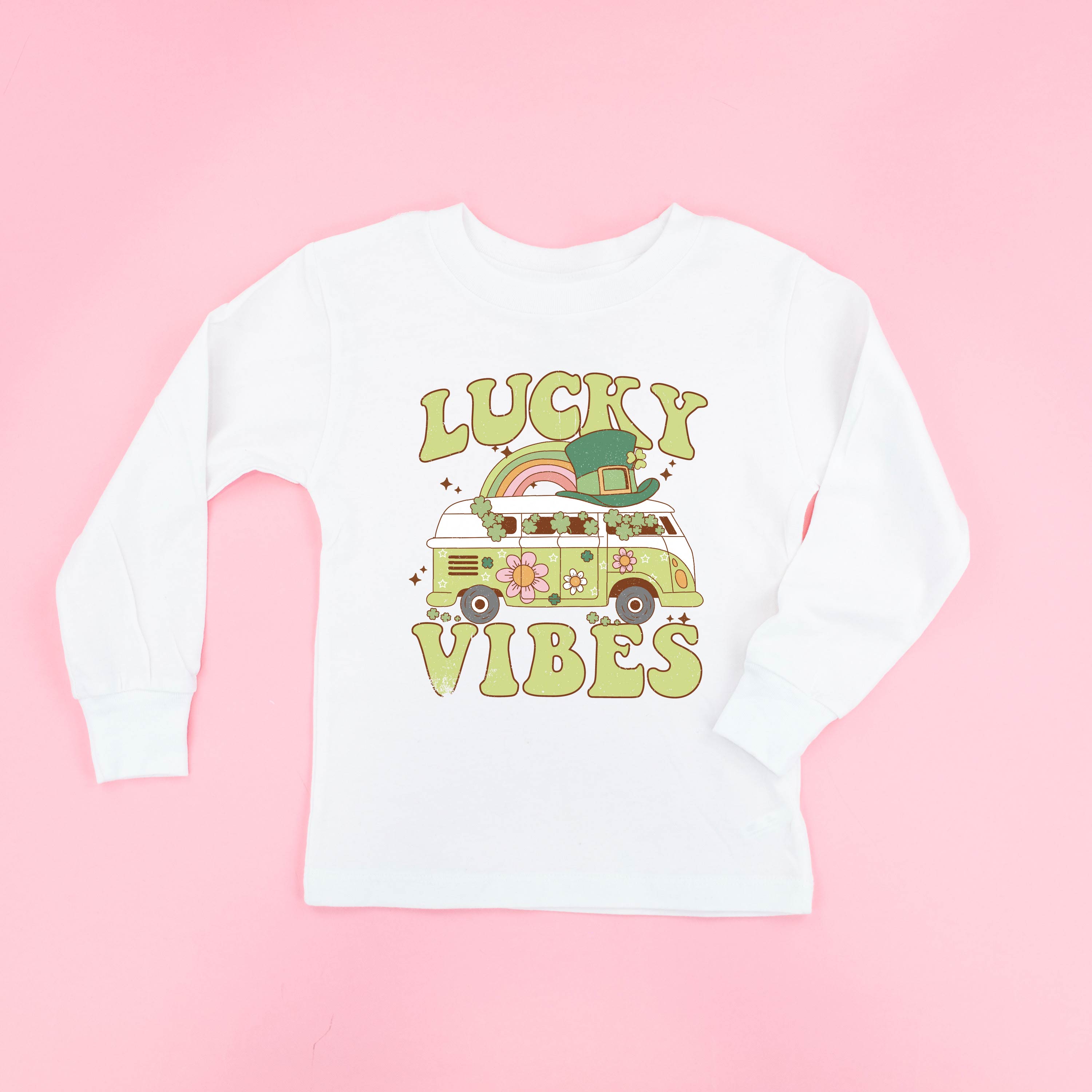 Lucky Vibes - Child Long Sleeve Tee Little Mama Shirt Shop