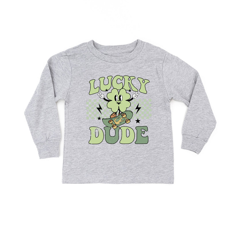 Skateboard - Lucky Dude - Long Sleeve Child Shirt
