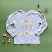Watercolor Nutcracker - Child LONG SLEEVE Tee Little Mama Shirt Shop