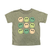 3x3 - St. Patrick's Day Smilies - Child Tee Little Mama Shirt Shop