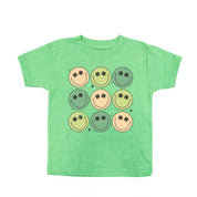 3x3 - St. Patrick's Day Smilies - Child Tee Little Mama Shirt Shop