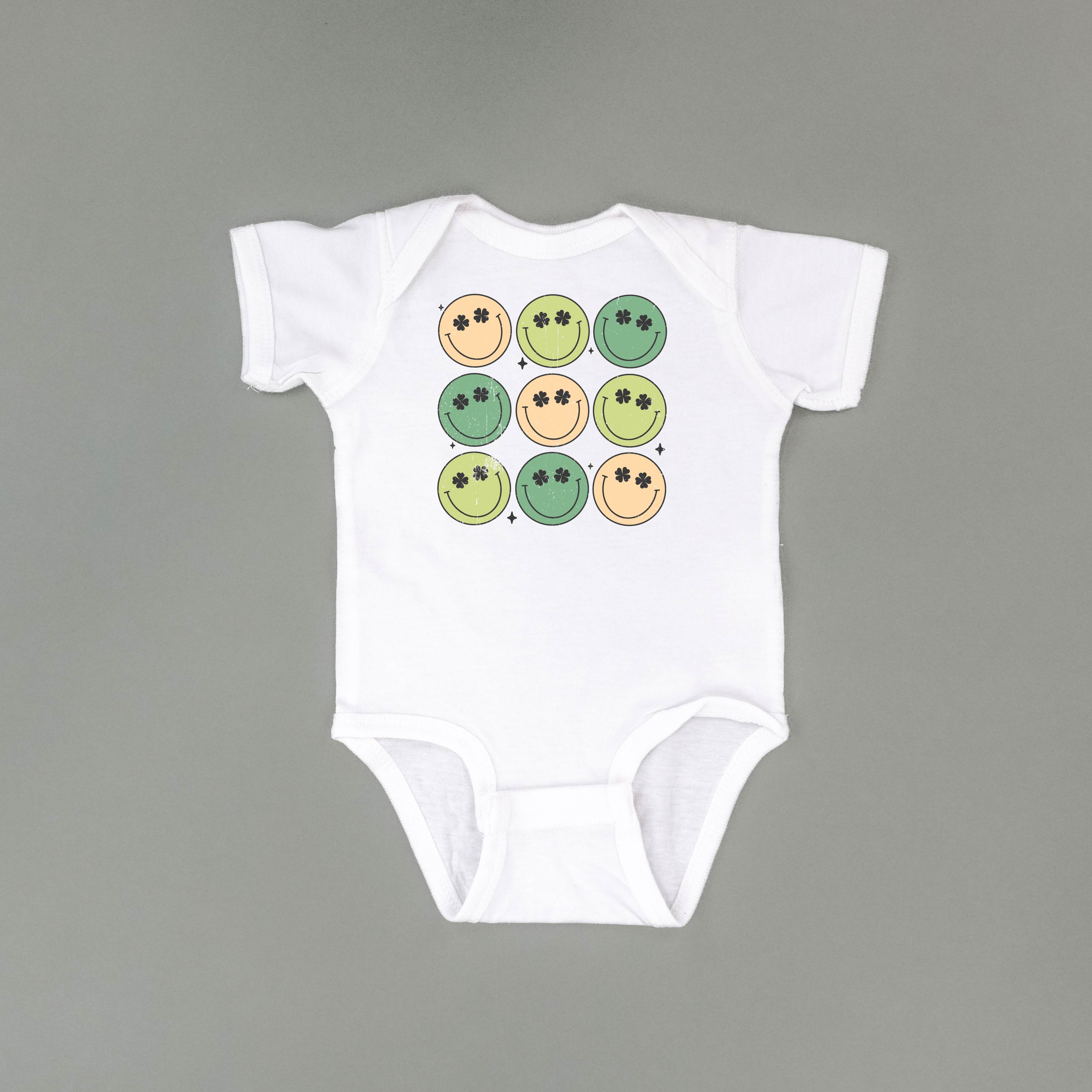 3x3 - St. Patrick's Day Smilies - Infant Bodysuit/Tee Little Mama Shirt Shop