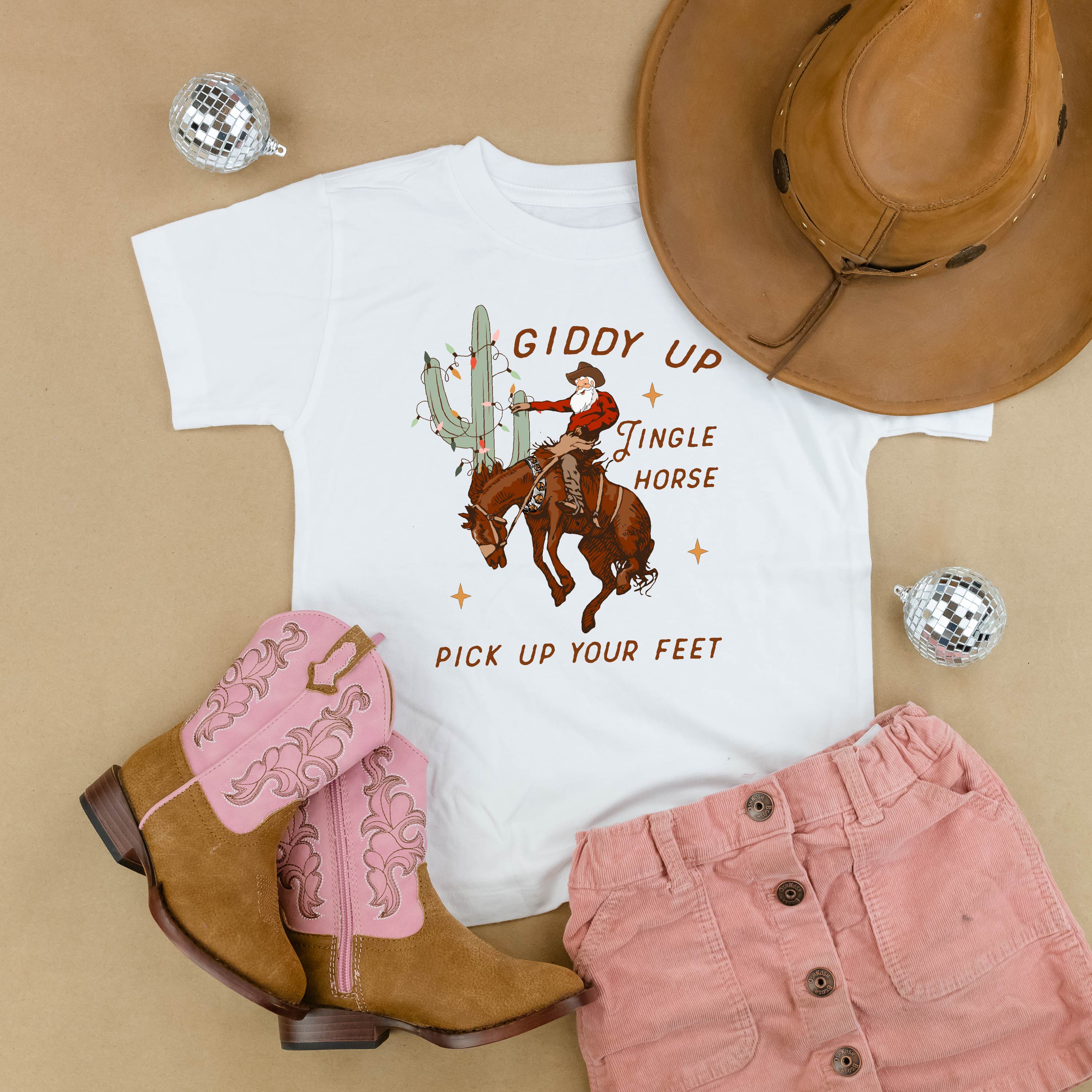 Giddy Up Jingle Horse - Child Tee Little Mama Shirt Shop