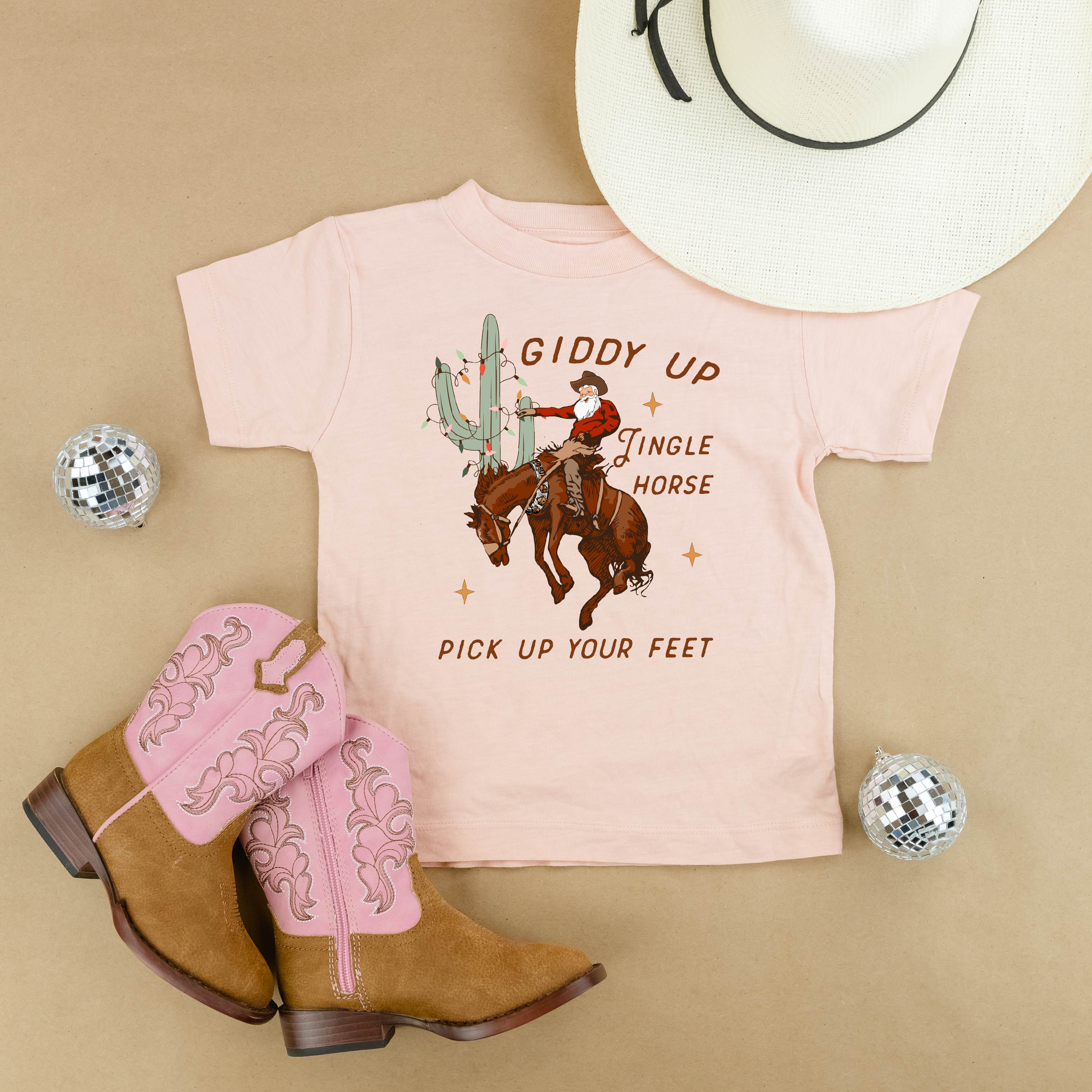 Giddy Up Jingle Horse - Child Tee Little Mama Shirt Shop