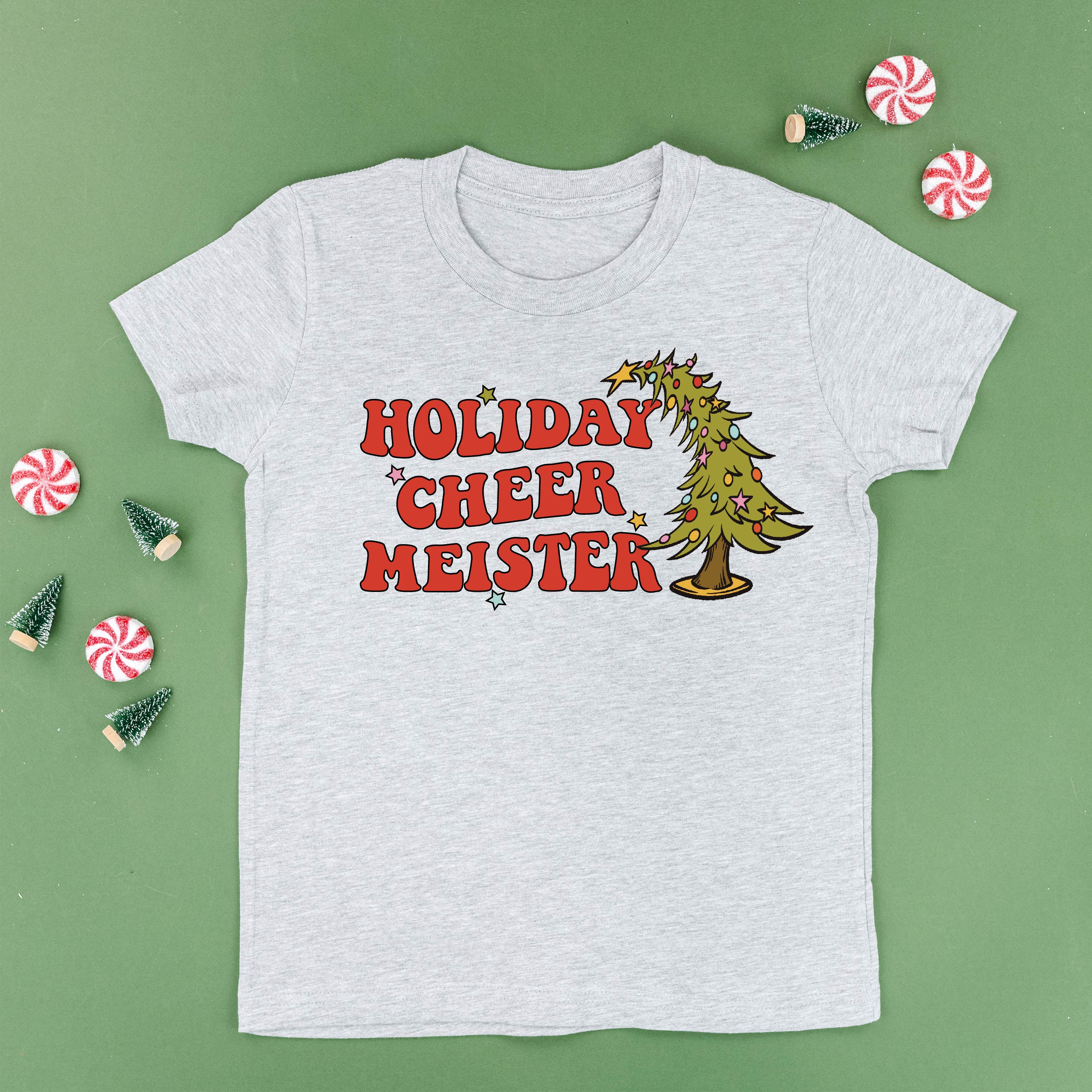 Holiday Cheer Meister - Child Tee Little Mama Shirt Shop
