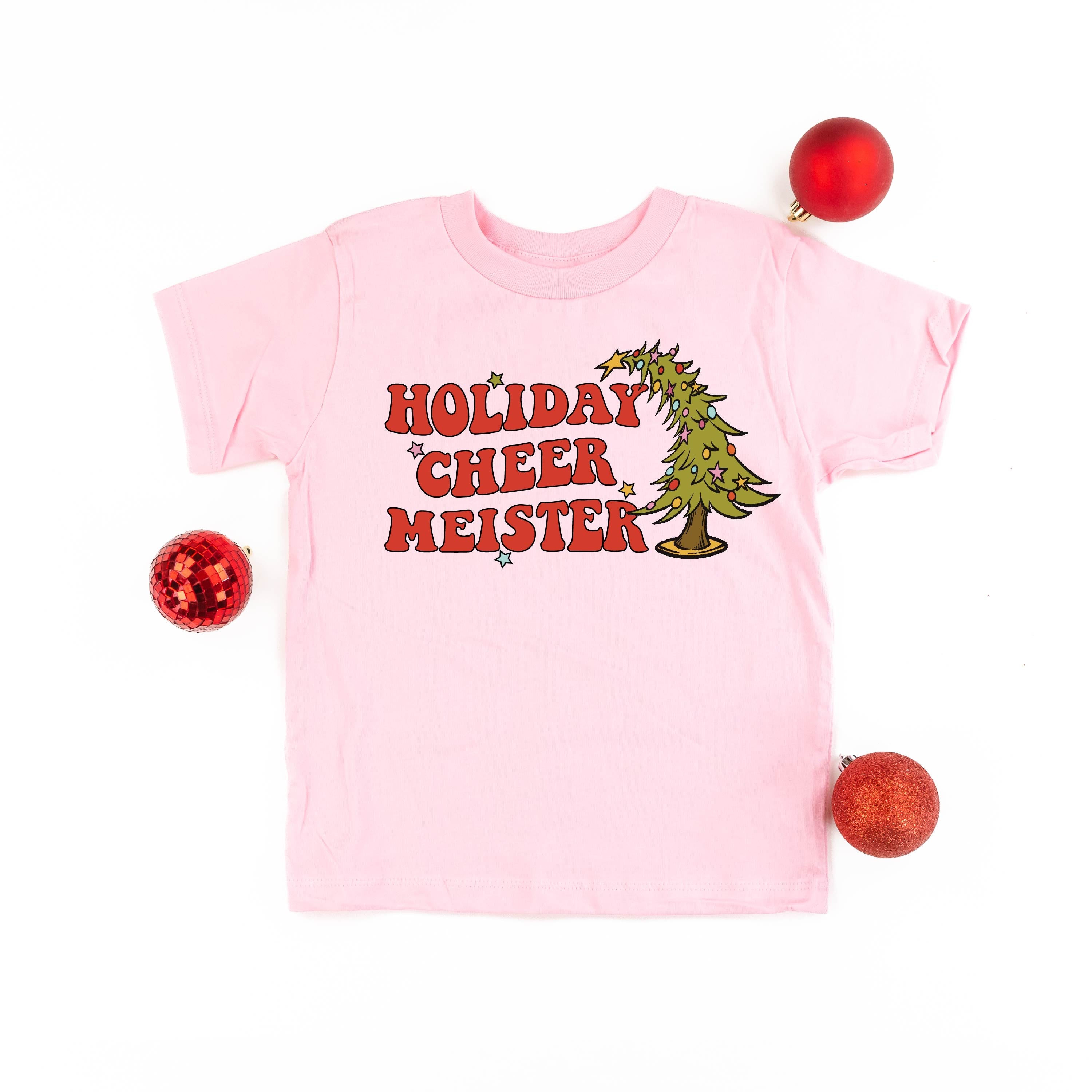 Holiday Cheer Meister - Child Tee Little Mama Shirt Shop
