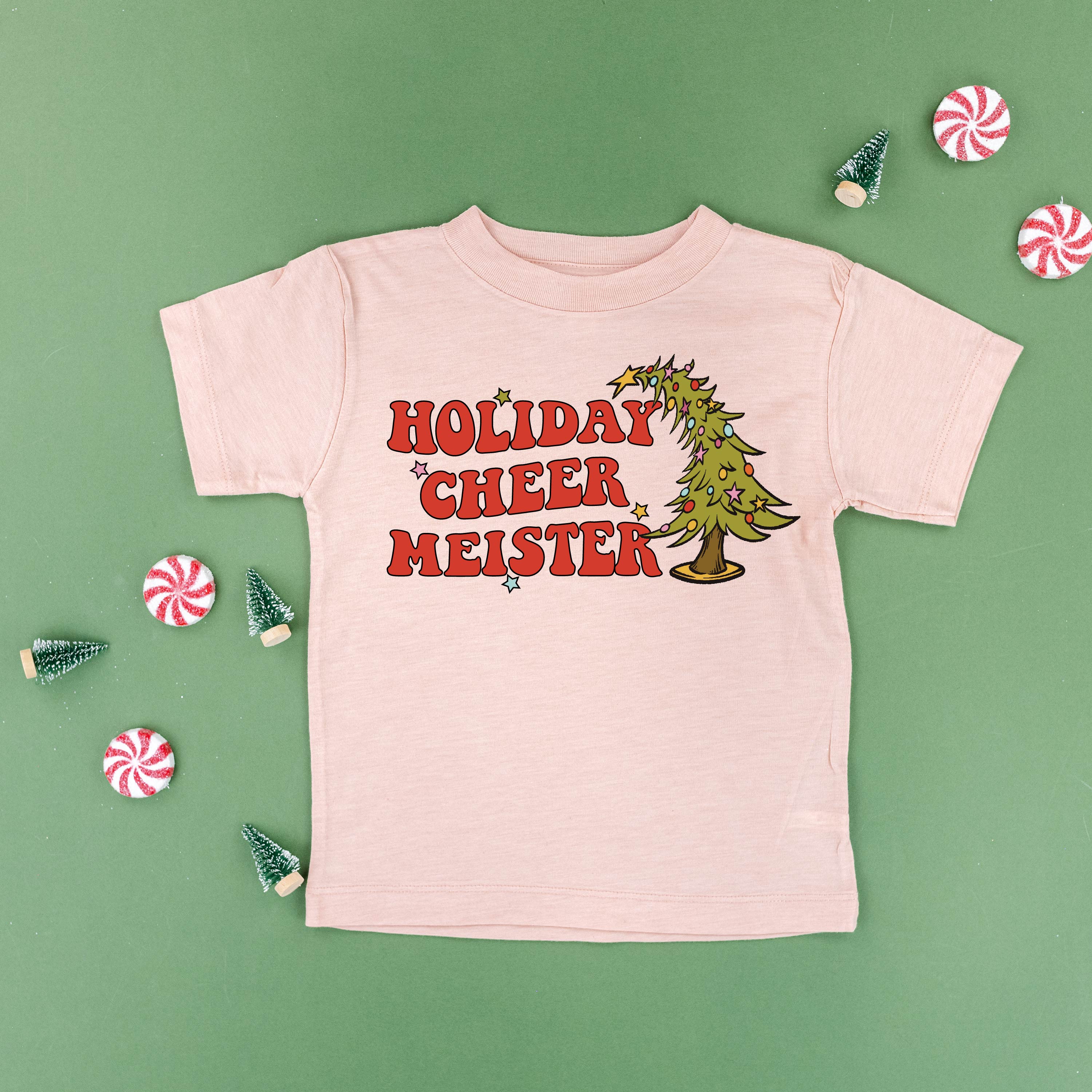 Holiday Cheer Meister - Child Tee Little Mama Shirt Shop