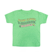 Irish Kisses & Shamrock Wishes - Child Tee Little Mama Shirt Shop
