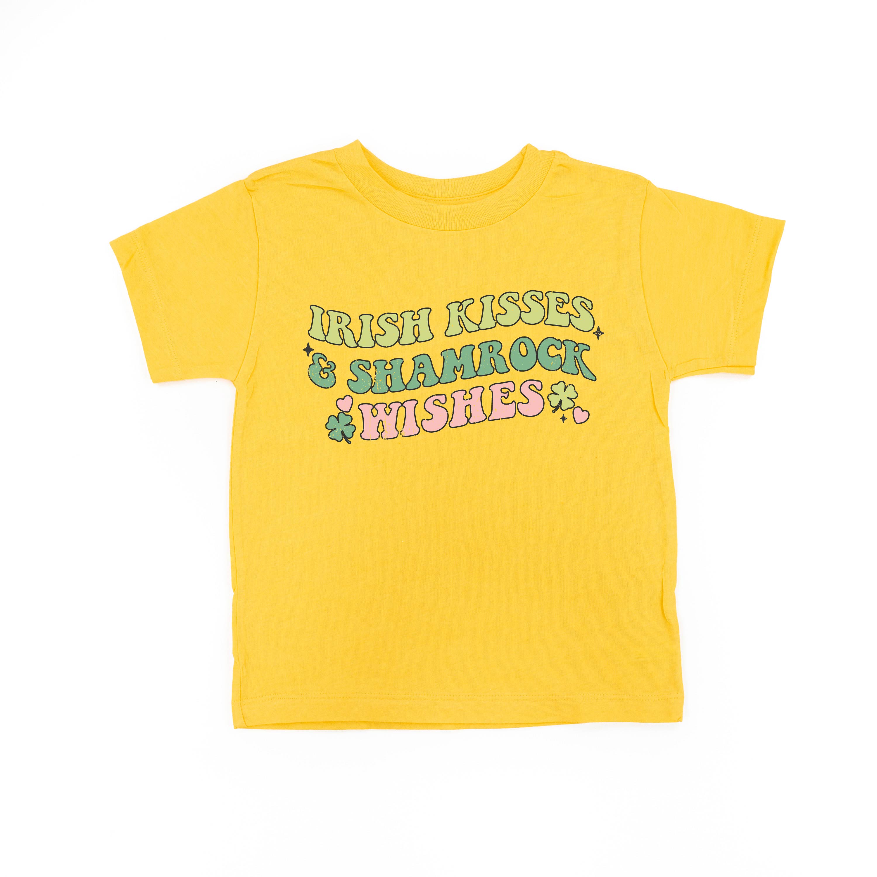 Irish Kisses & Shamrock Wishes - Child Tee Little Mama Shirt Shop