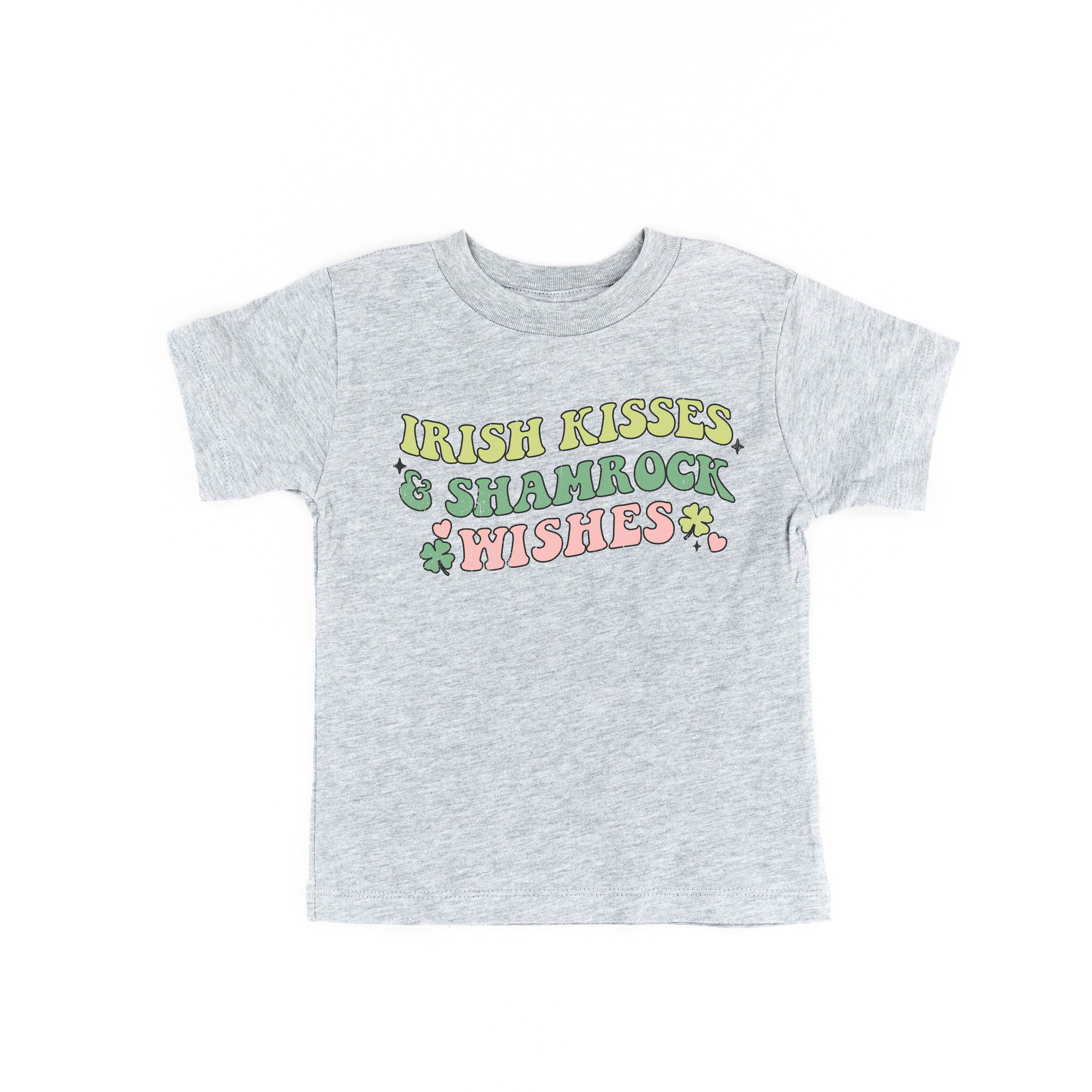 Irish Kisses & Shamrock Wishes - Child Tee Little Mama Shirt Shop