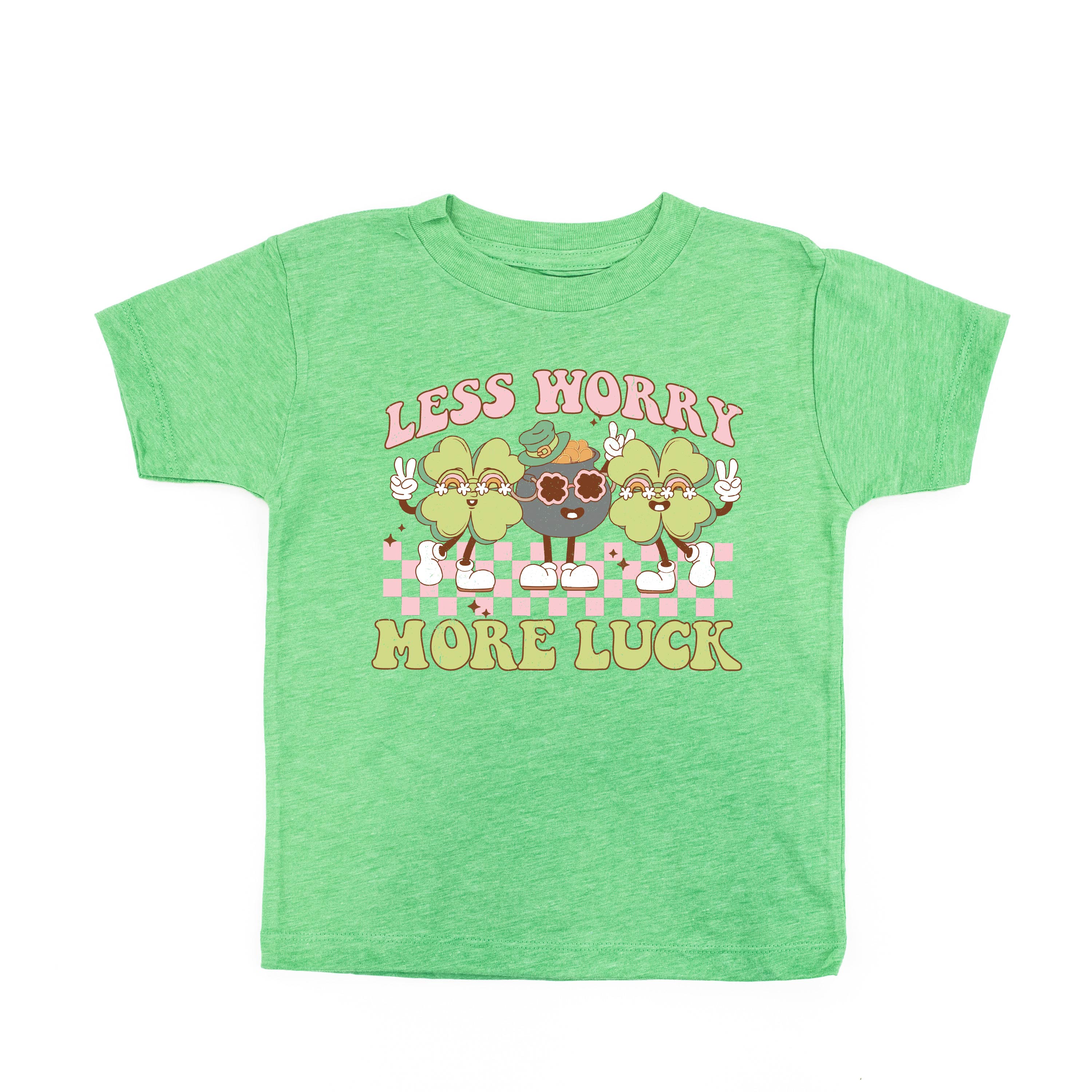 Less Worry More Luck - Child Tee Little Mama Shirt Shop