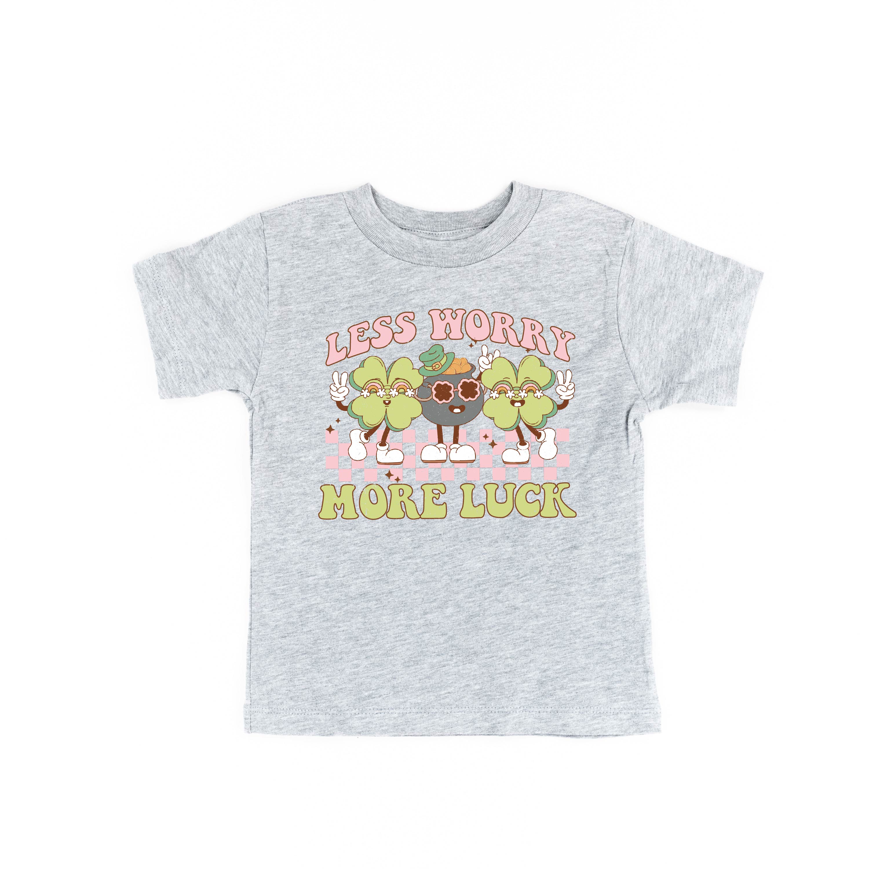Less Worry More Luck - Child Tee Little Mama Shirt Shop