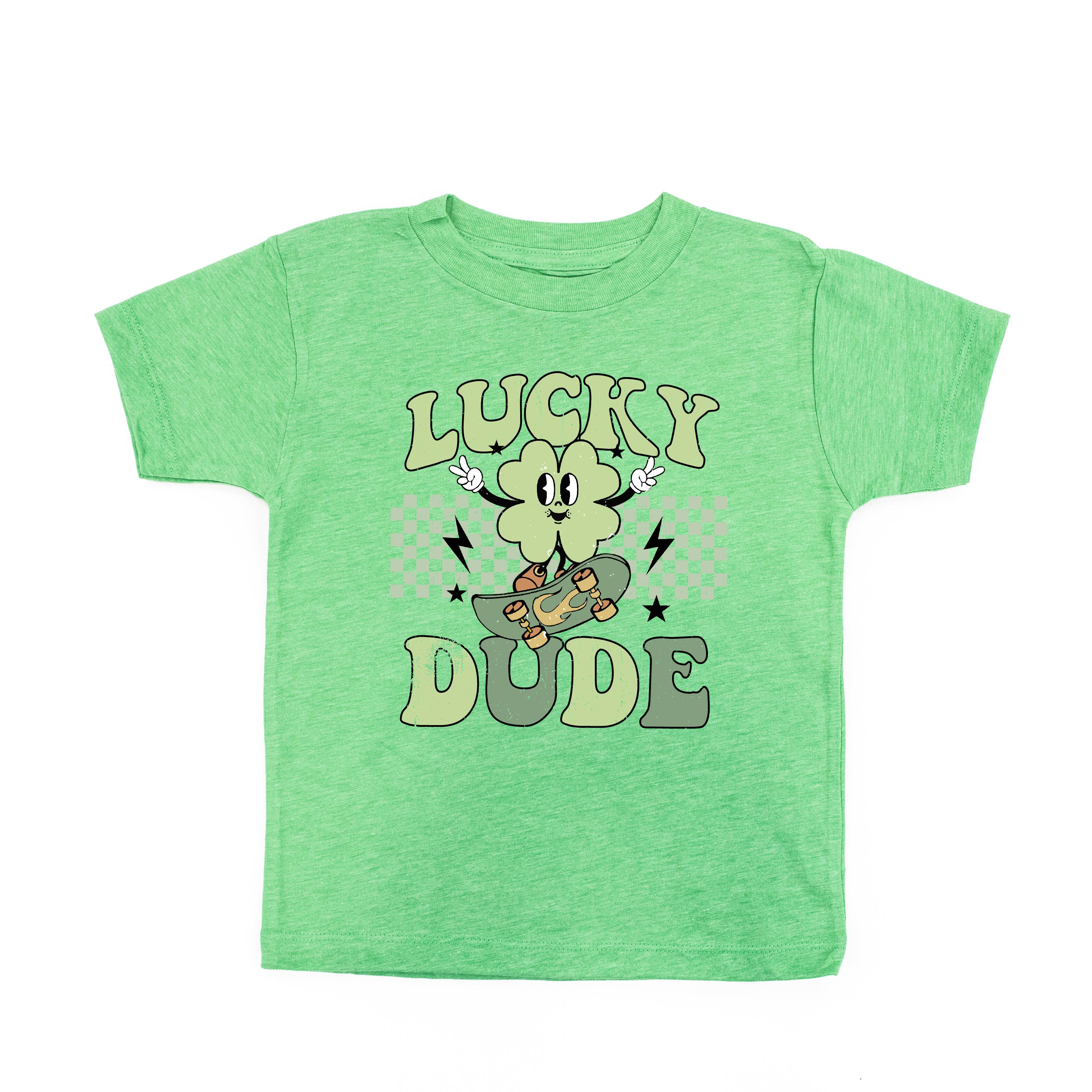 Skateboard - Lucky Dude - Child Tee Little Mama Shirt Shop
