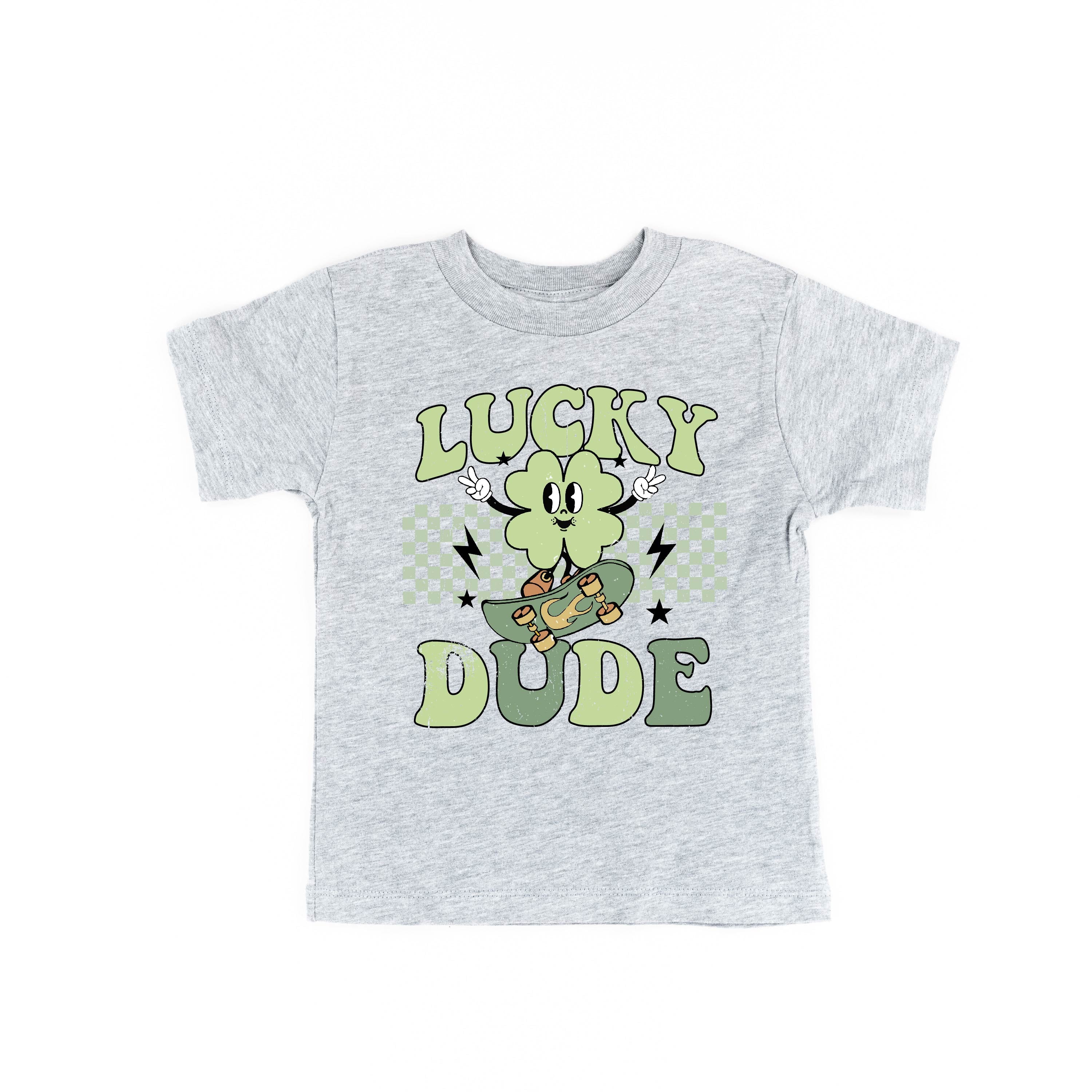 Skateboard - Lucky Dude - Child Tee Little Mama Shirt Shop