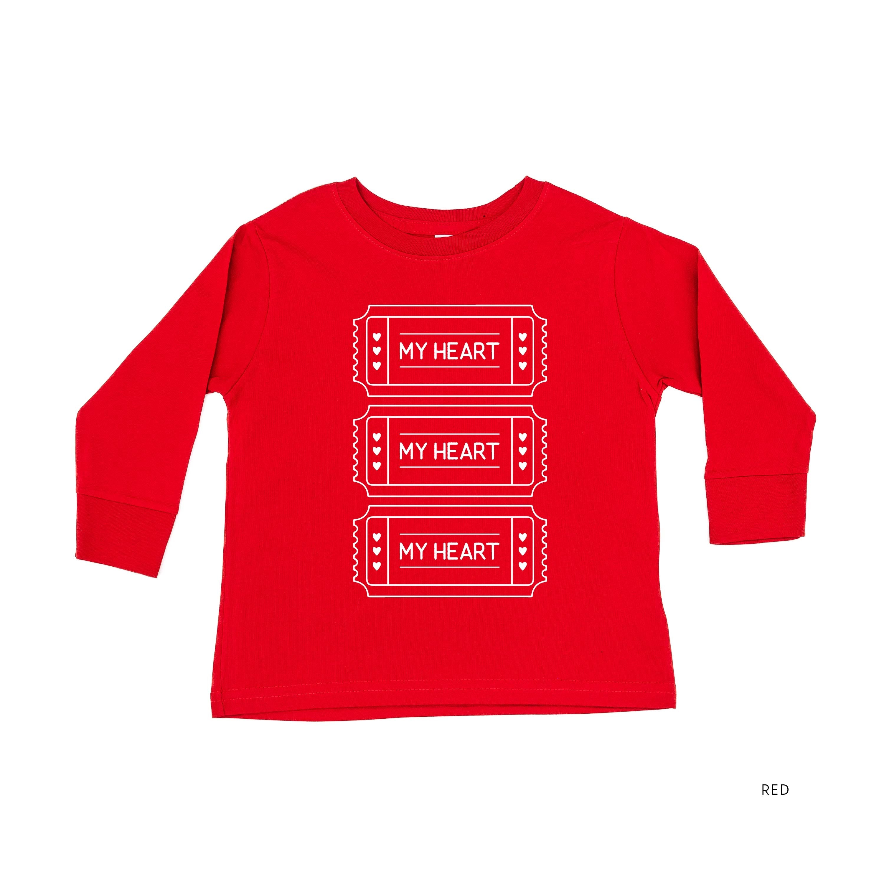 Ticket To My Heart - Child Long Sleeve Tee Little Mama Shirt Shop