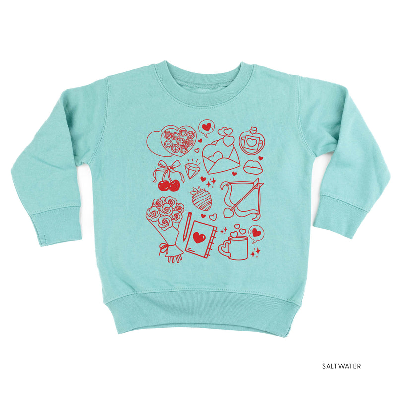 Romantic Collage - Child Sweater