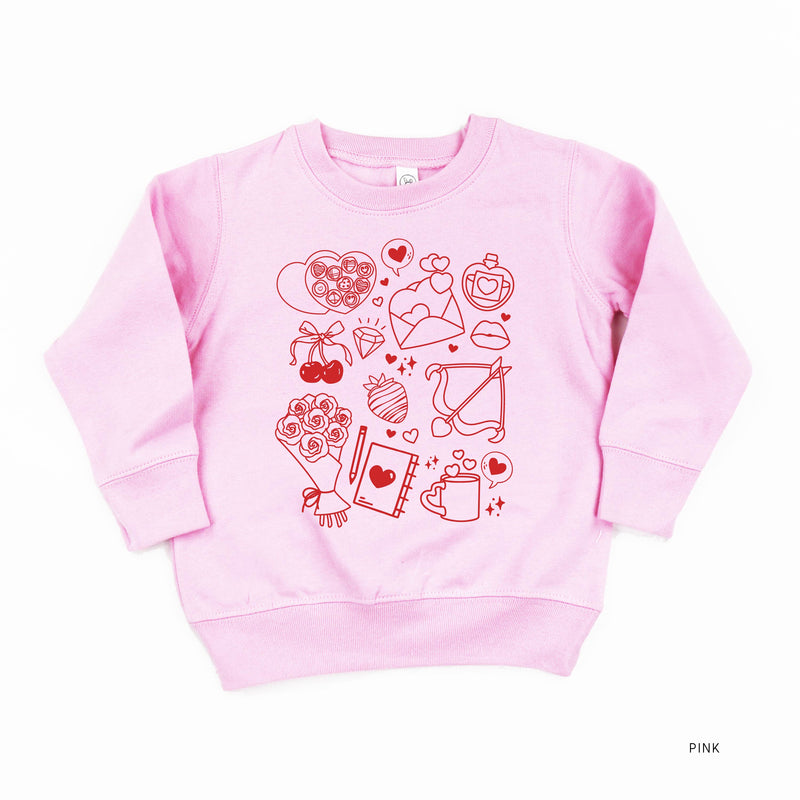 Romantic Collage - Child Sweater