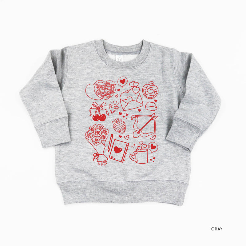 Romantic Collage - Child Sweater