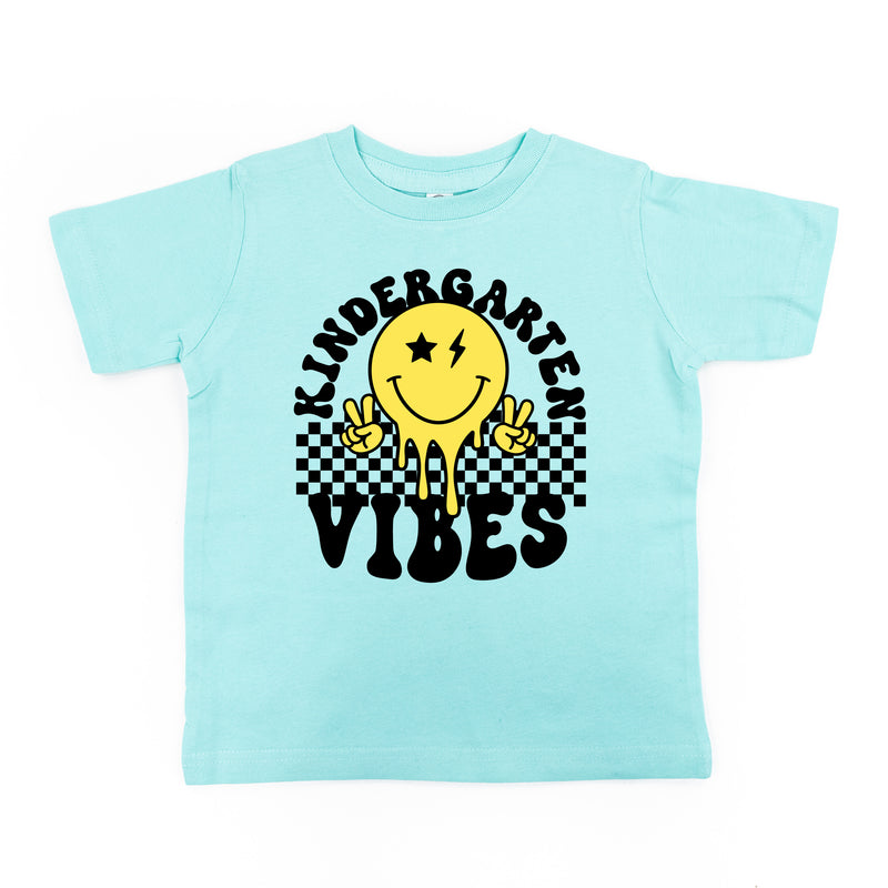 Kindergarten Vibes - Peace Smiley - Short Sleeve Child Shirt