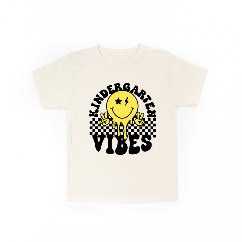 Kindergarten Vibes - Peace Smiley - Short Sleeve Child Shirt