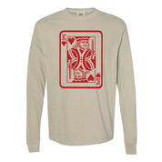 King Of Hearts - LONG SLEEVE Comfort Colors Tee Little Mama Shirt Shop