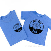 Reel Cool Dad (pocket) / Kid - Set of 2 Tees Little Mama Shirt Shop