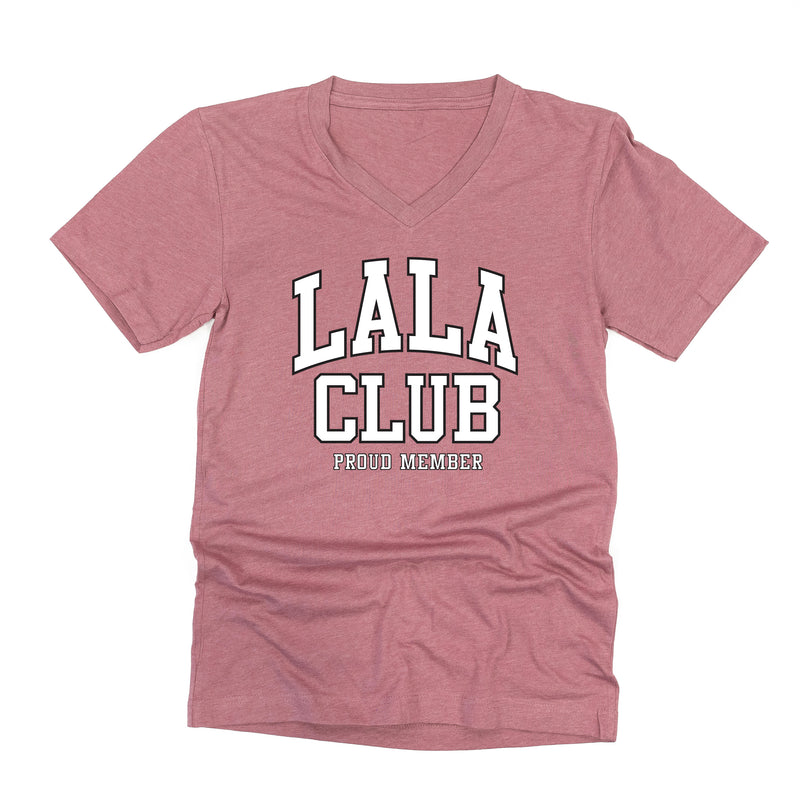 Varsity Style - LALA Club - Proud Member - Unisex Tee