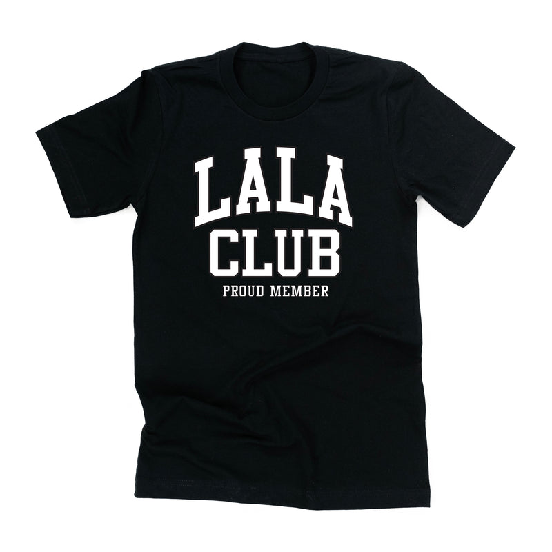 Varsity Style - LALA Club - Proud Member - Unisex Tee