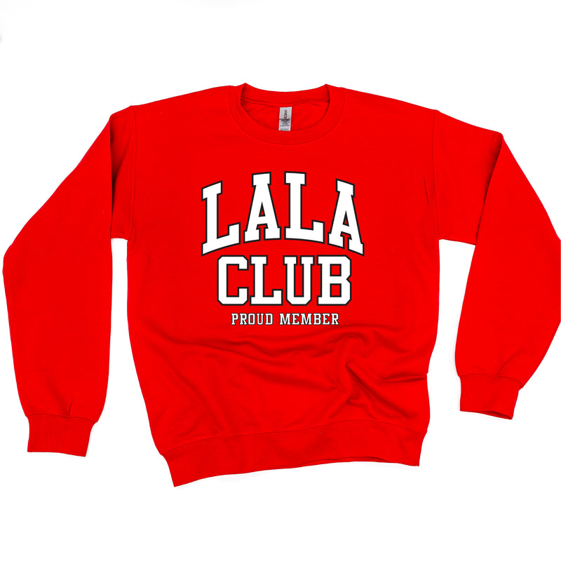 Varsity Style - LALA Club - Proud Member - BASIC FLEECE CREWNECK