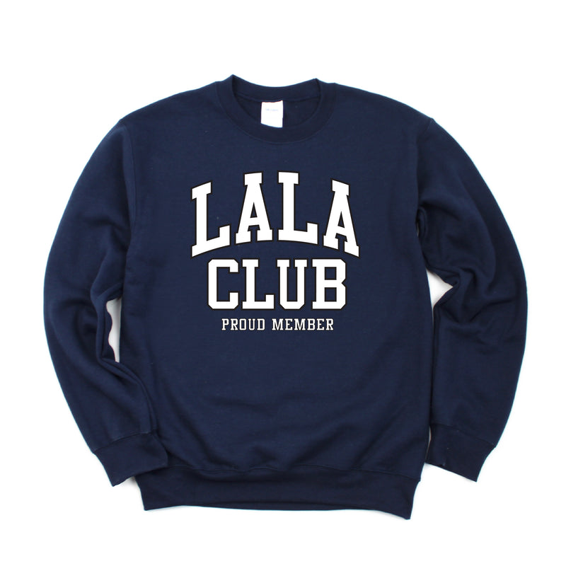 Varsity Style - LALA Club - Proud Member - BASIC FLEECE CREWNECK