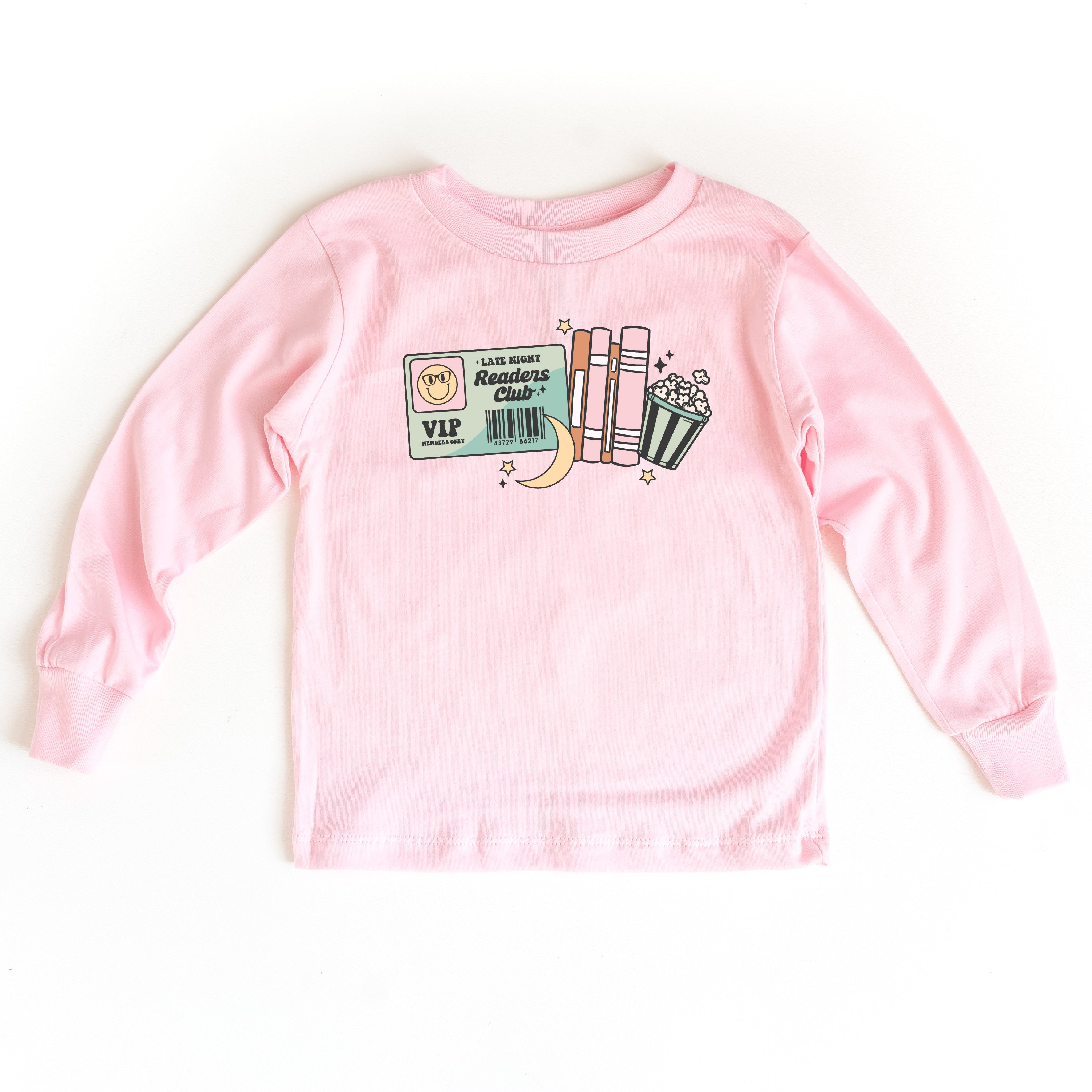Late Night Readers Club - Child Long Sleeve Tee Little Mama Shirt Shop