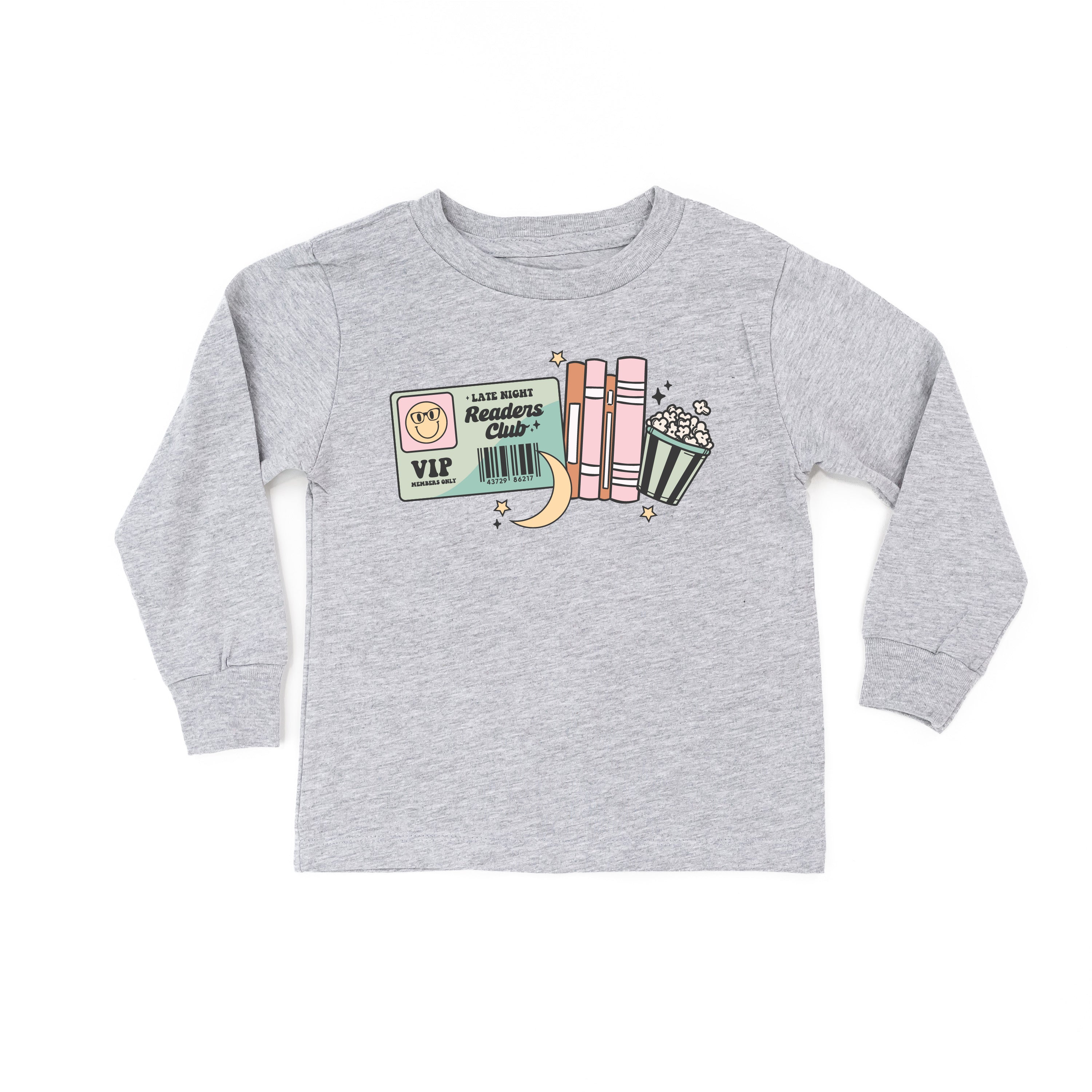 Late Night Readers Club - Child Long Sleeve Tee Little Mama Shirt Shop