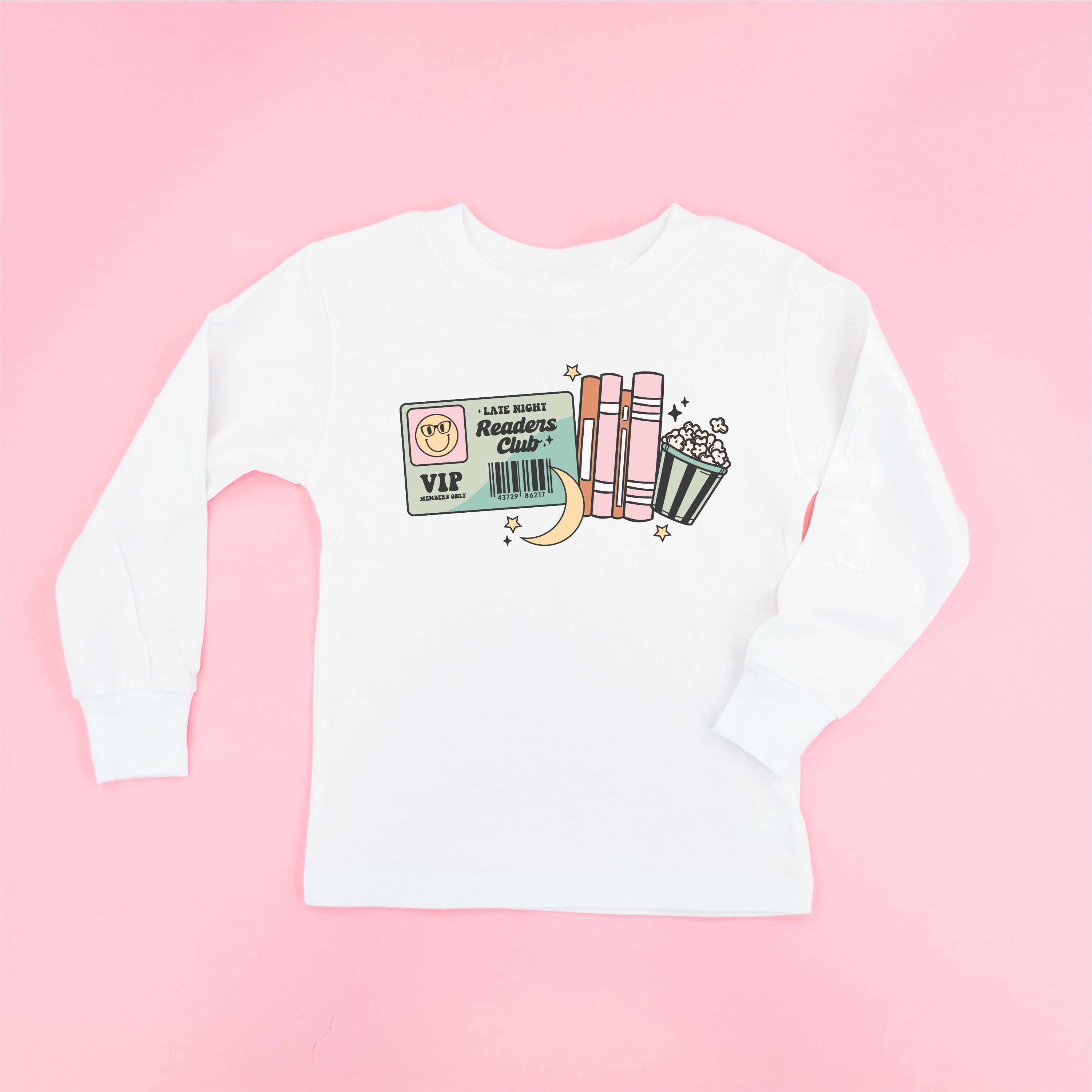 Late Night Readers Club - Child Long Sleeve Tee Little Mama Shirt Shop