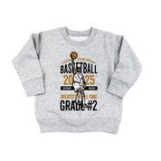 Legendary Basketball (Choose Your Grade) - Gray Child Sweater Little Mama Shirt Shop