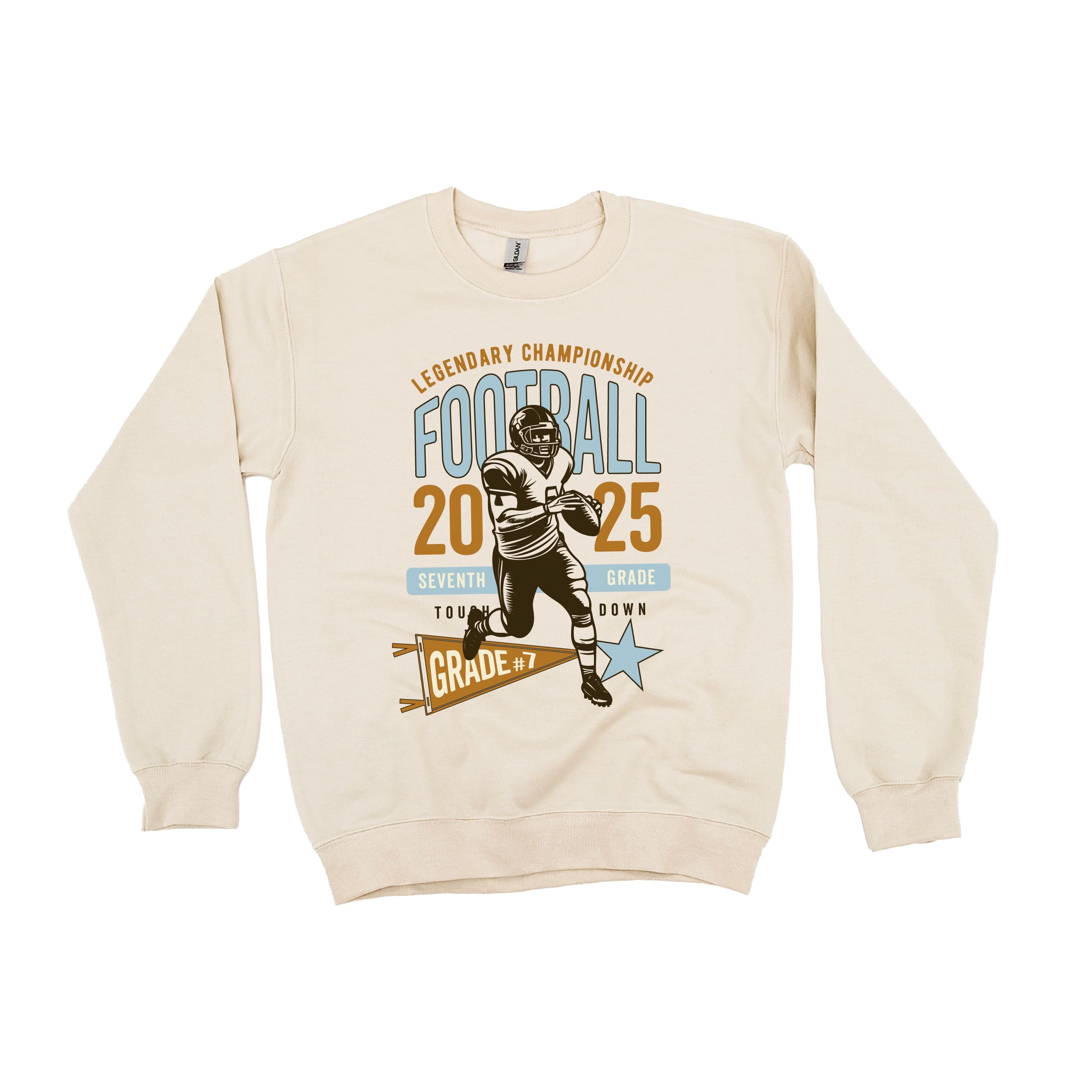 Legendary Football (Choose Your Grade) - BASIC Fleece Little Mama Shirt Shop LLC