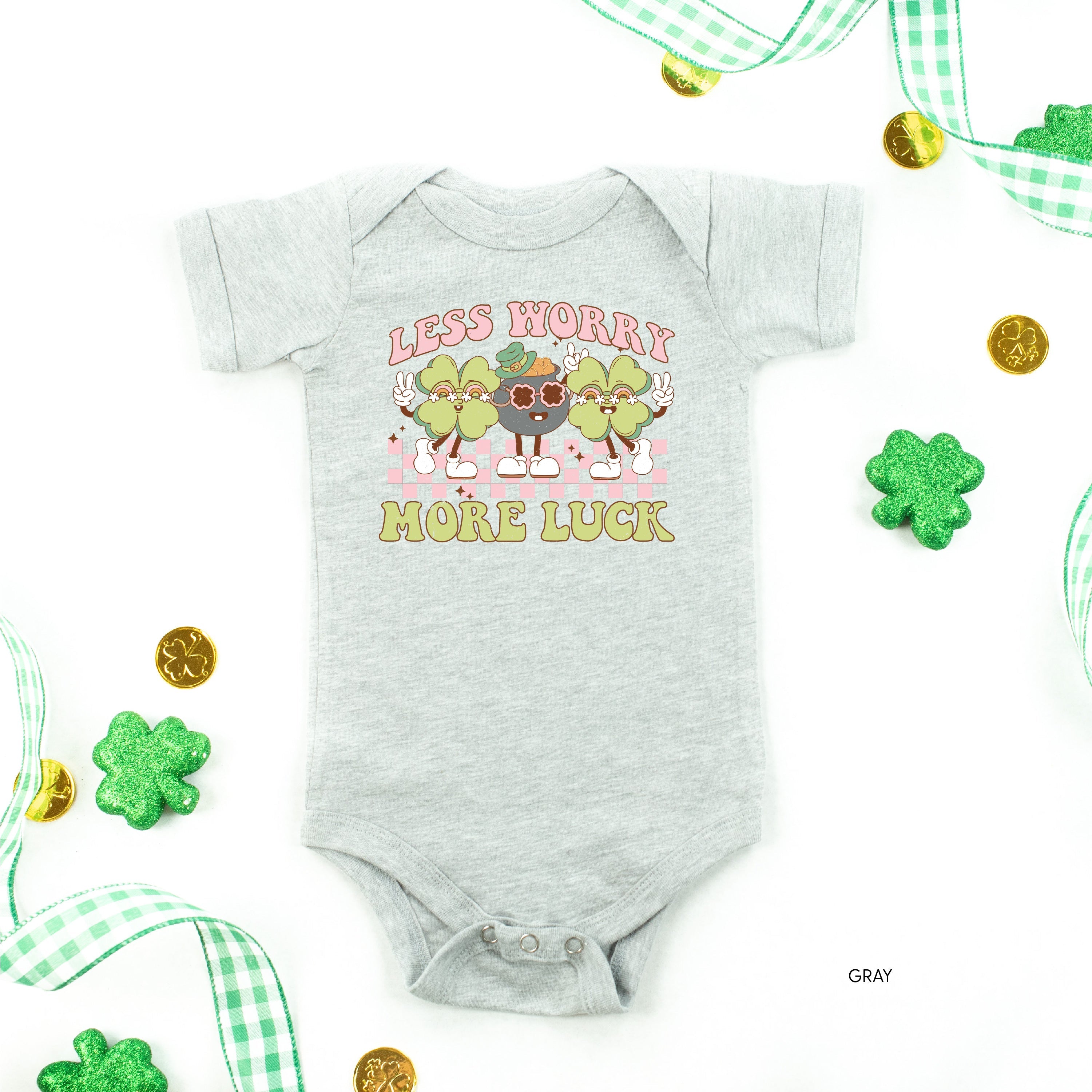 Less Worry More Luck - Infant Bodysuit/Tee Little Mama Shirt Shop