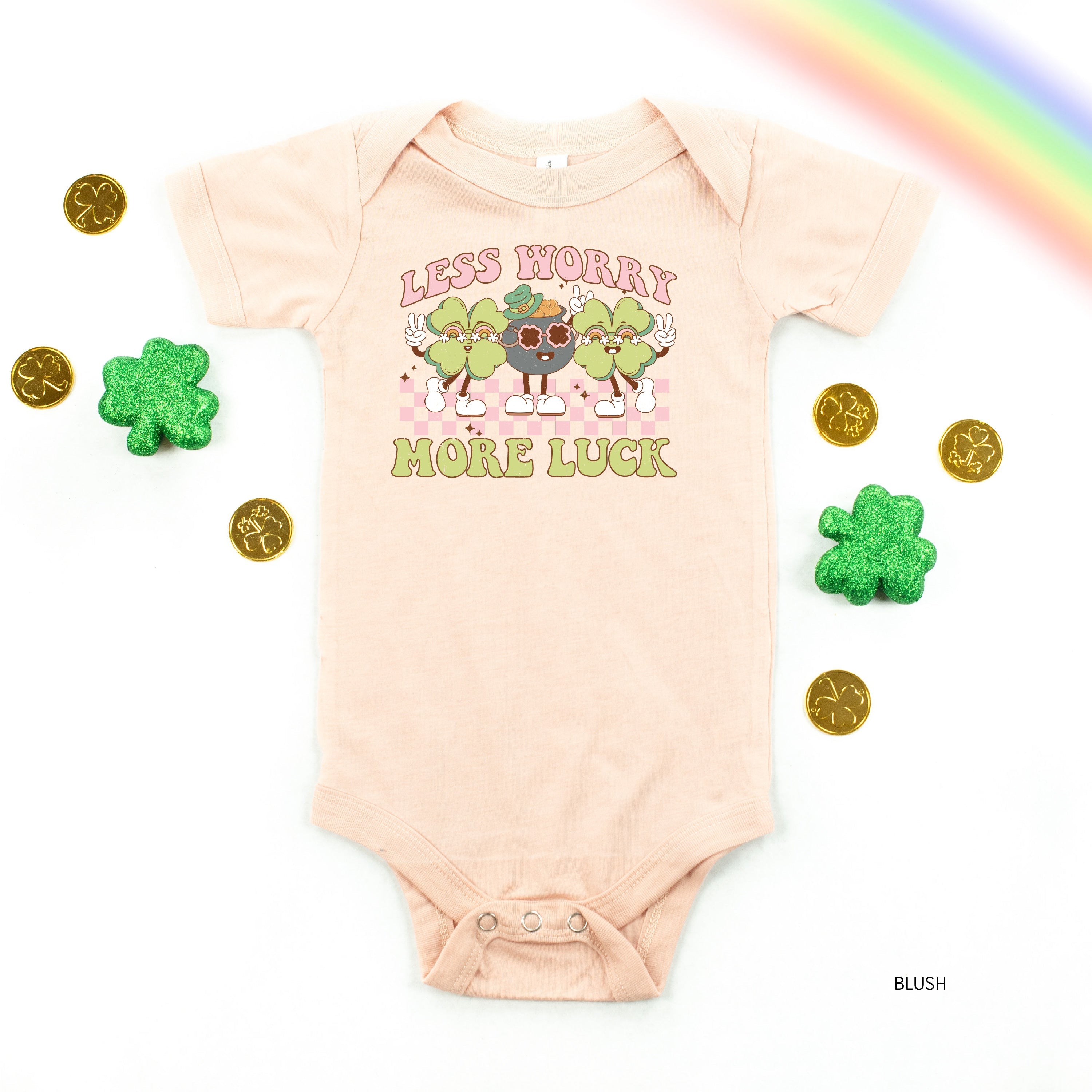 Less Worry More Luck - Infant Bodysuit/Tee Little Mama Shirt Shop