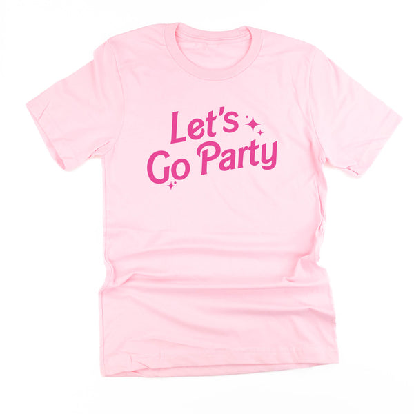let_s_go_party_barbie_adult_unisex_tee_little_mama_shirt_shop