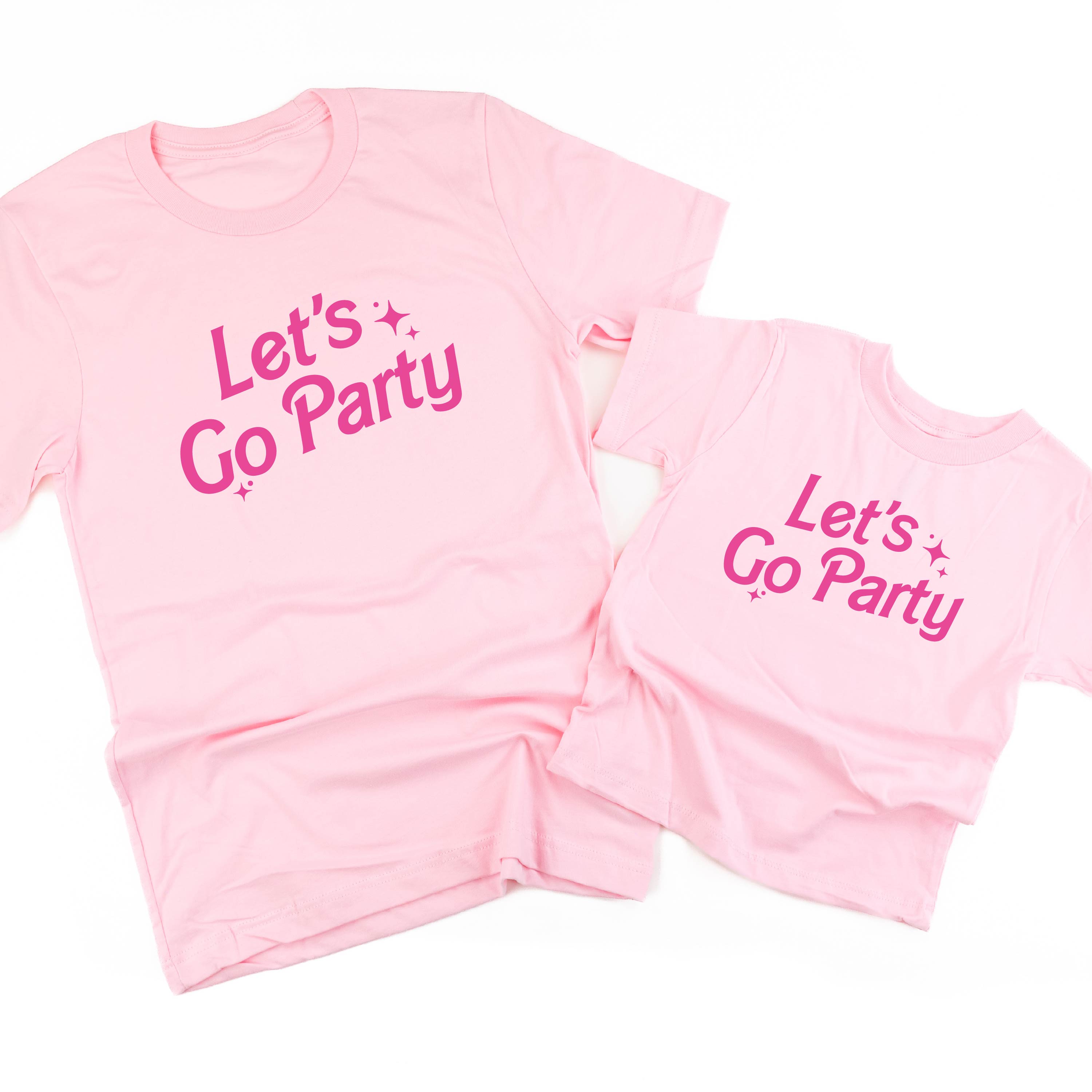 Let's Go Party (Barbie Party) - Set of 2 Tees Little Mama Shirt Shop