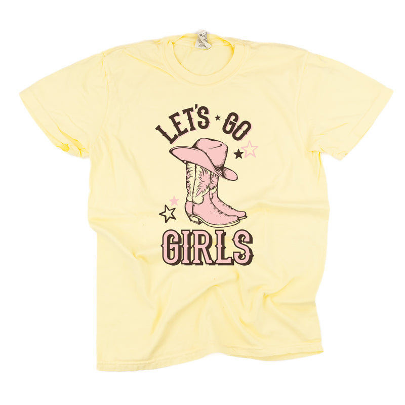 Let's Go Girls - (Cowgirl) - SHORT SLEEVE COMFORT COLORS TEE