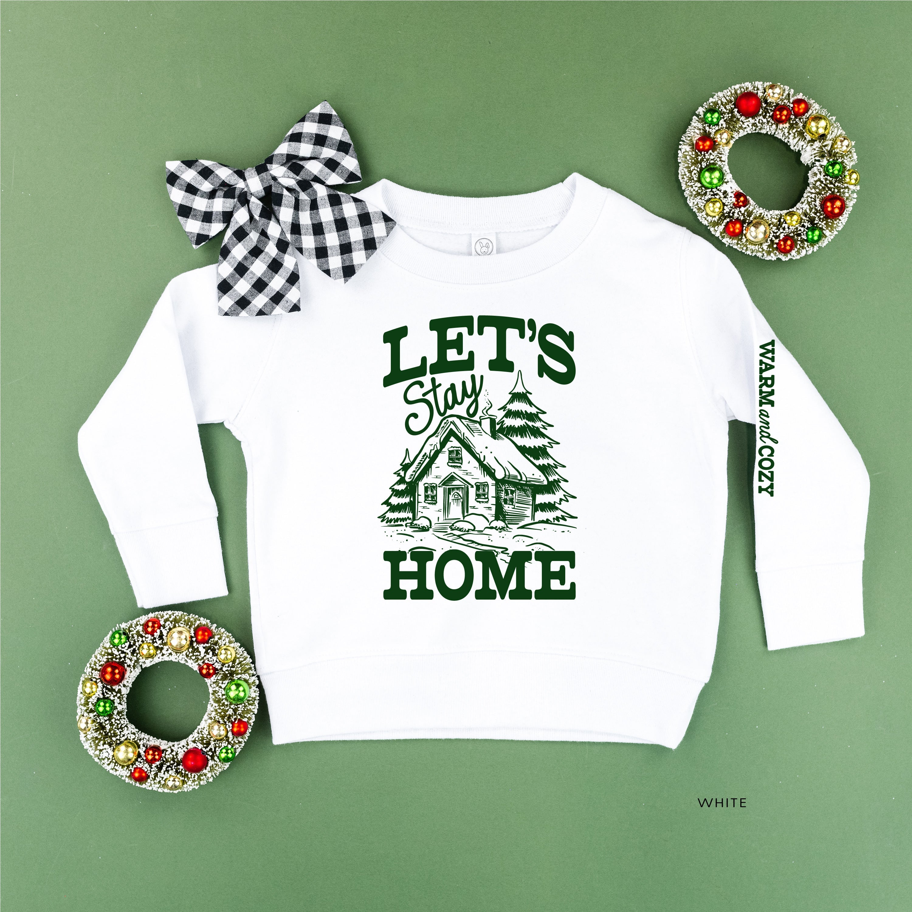 Let's Stay Home (sd) - Child Sweater Little Mama Shirt Shop