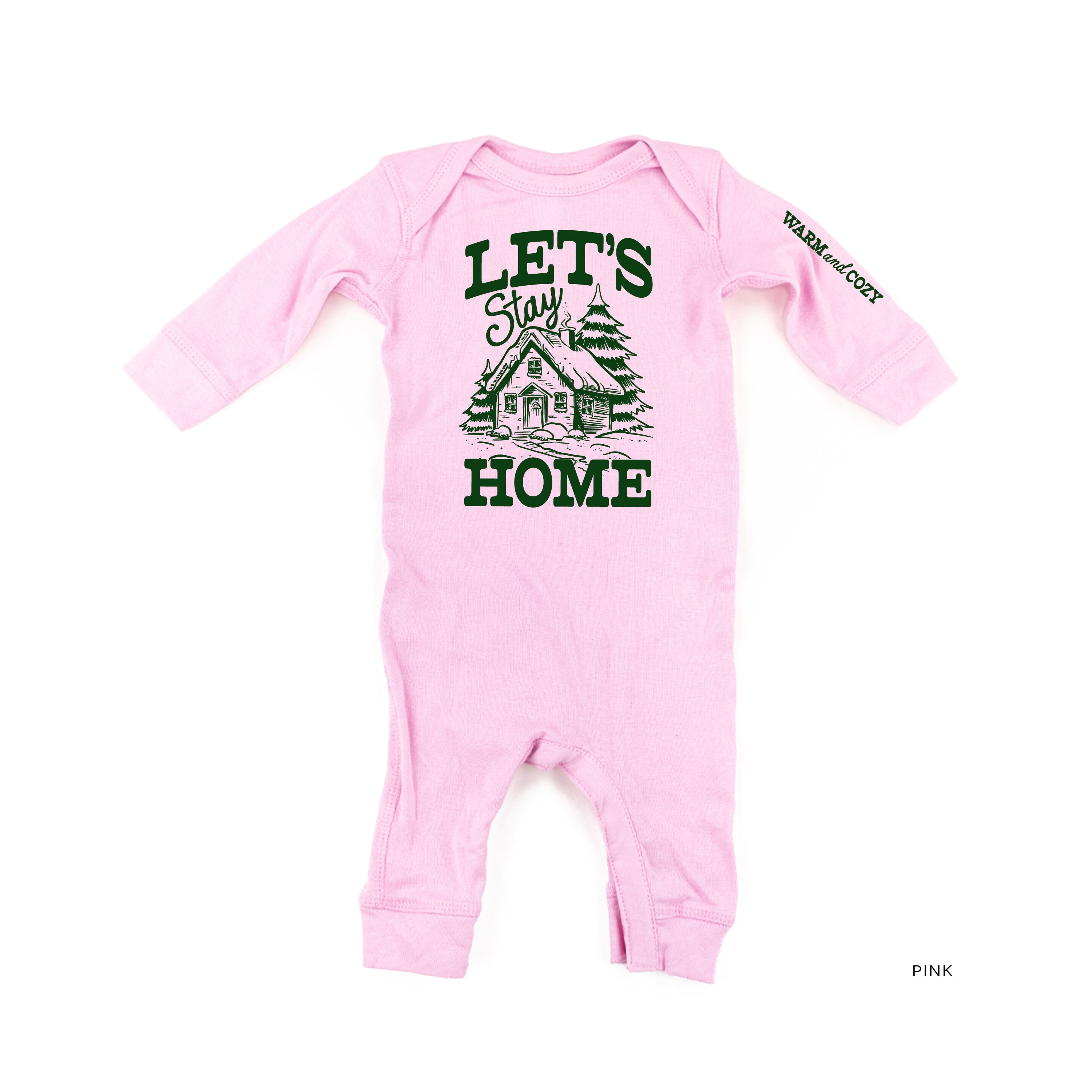 Let's Stay Home (sd) - Baby Sleeper Little Mama Shirt Shop