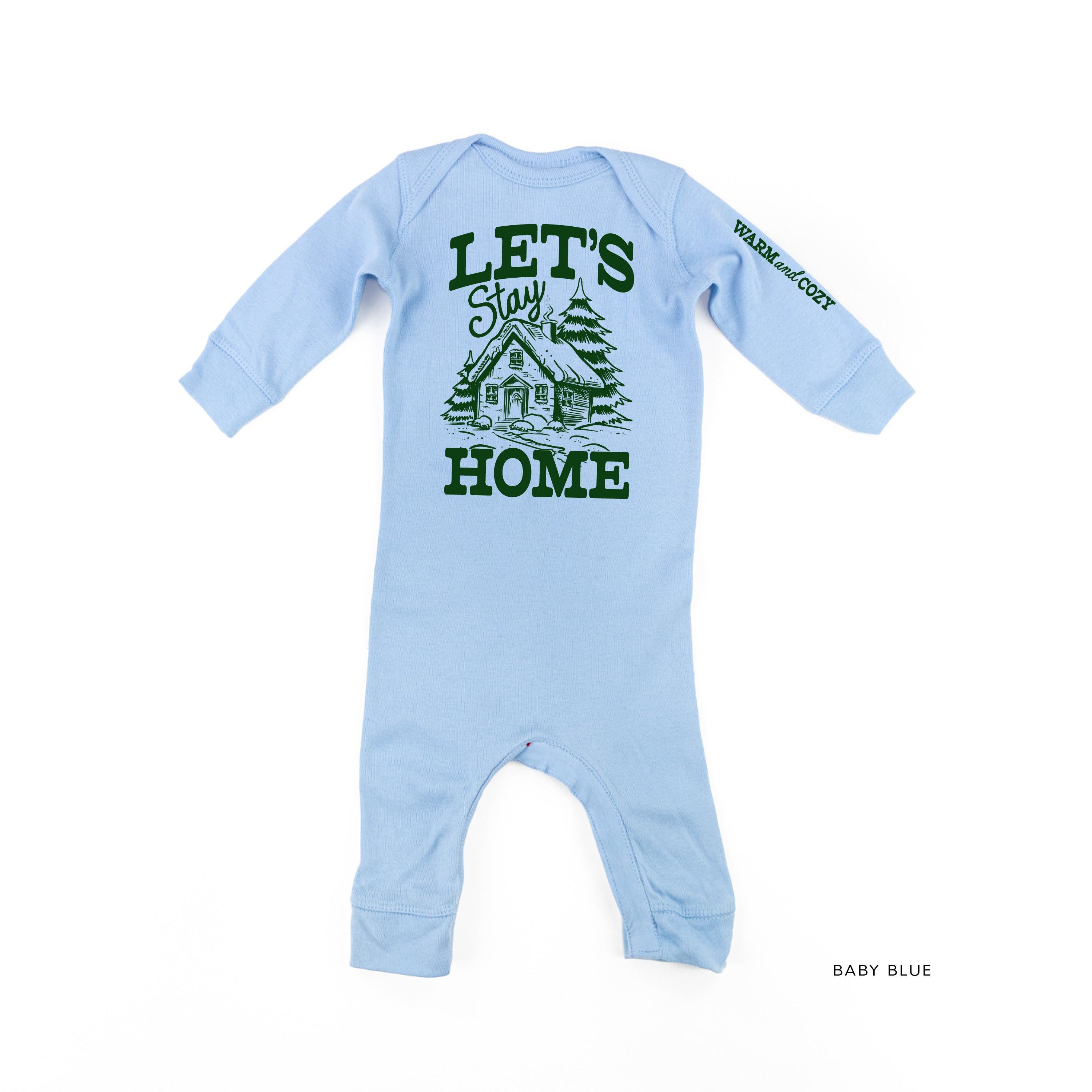 Let's Stay Home (sd) - Baby Sleeper Little Mama Shirt Shop