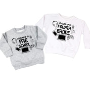 Leveling Up To (Choose Your Grade) - Child Sweater Little Mama Shirt Shop