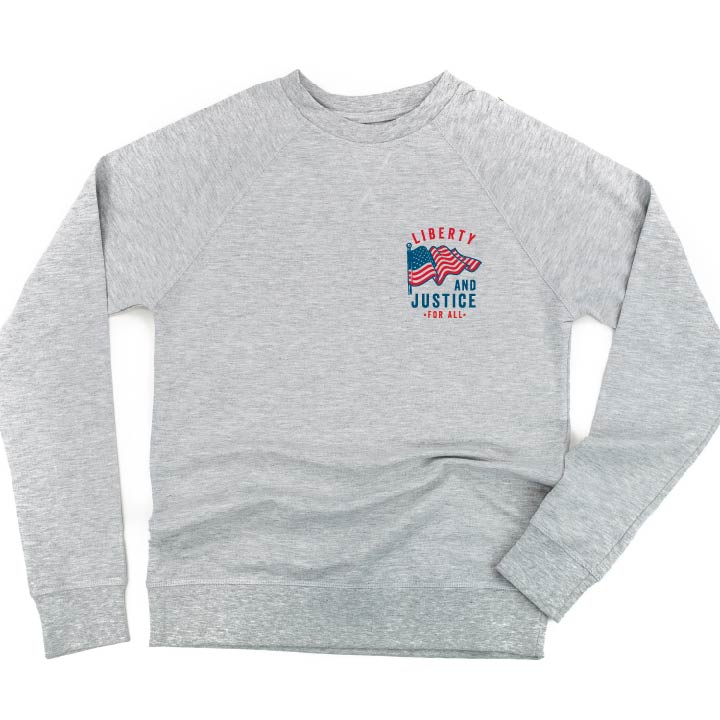 LIBERTY AND JUSTICE FOR ALL - Lightweight Pullover Sweater