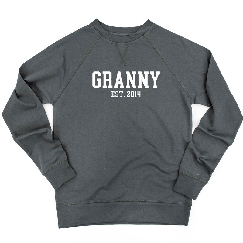 Granny - EST. (Select Your Year) ﻿- Lightweight Pullover Sweater