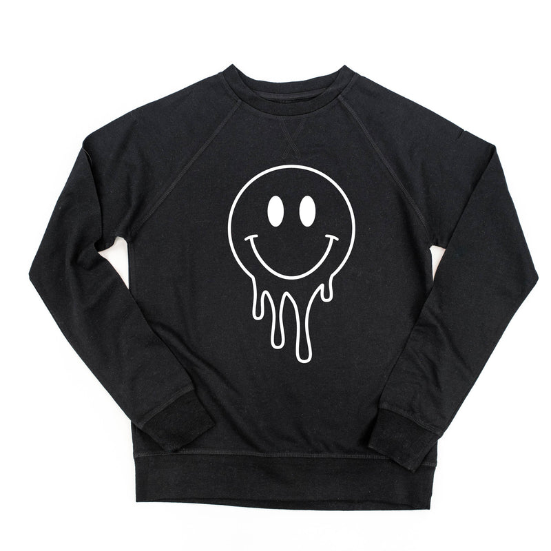 One of Those School Days (w/ Full Melty Smiley on Front) - Lightweight Pullover Sweater