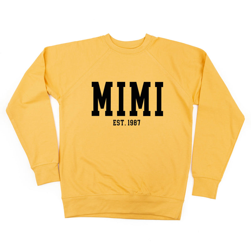 Mimi - EST. (Select Your Year) ﻿- Lightweight Pullover Sweater