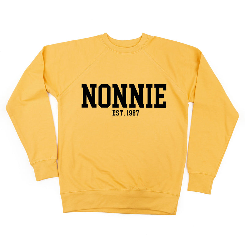 Nonnie - EST. (Select Your Year) ﻿- Lightweight Pullover Sweater